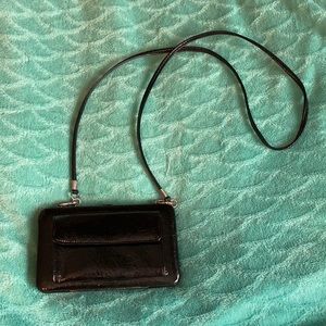 🖤Black Leather Clutch